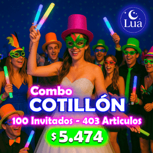 100 Invitados COMBO COTILLÓN 100 INVITADOS