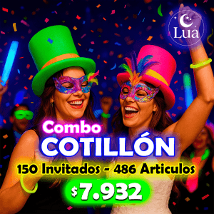 150 Invitados COMBO COTILLÓN 150 INVITADOS