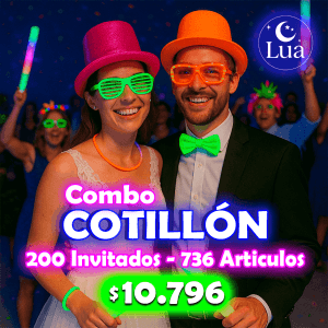 200 Invitados COMBO COTILLÓN 200 INVITADOS