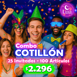 25 Invitados COMBO COTILLÓN 25 INVITADOS