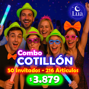 50 Invitados COMBO COTILLÓN 50 INVITADOS
